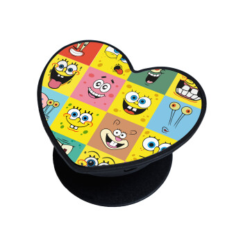 Ο μπομπ και οι φίλοι του, Phone Holders Stand  καρδιά Μαύρο Βάση Στήριξης Κινητού στο Χέρι