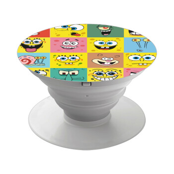 BOB spongebob and friends, Phone Holders Stand  White Hand-held Mobile Phone Holder
