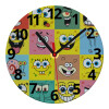 Ρολόι τοίχου γυάλινο (20cm)