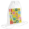 Backpack pouch GYMBAG white (28x40cm)
