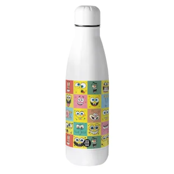 BOB spongebob and friends, Metal mug thermos (Stainless steel), 500ml