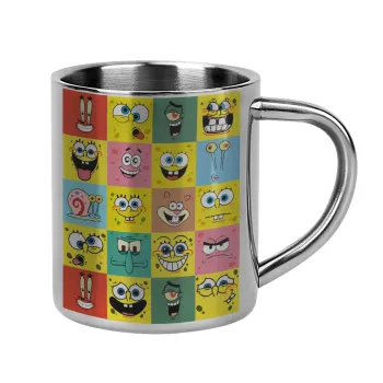 BOB spongebob and friends, Mug Stainless steel double wall 300ml