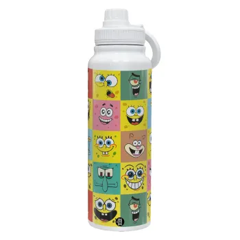 Ο μπομπ και οι φίλοι του, Θερμός 1L Ανοξείδωτο με Βάση Κινητού & Διπλά Τοιχώματα