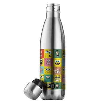 BOB spongebob and friends, Inox (Stainless steel) double-walled metal mug, 500ml