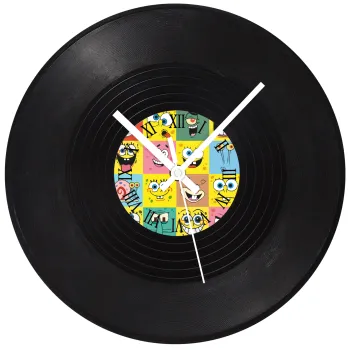BOB spongebob and friends, Ρολόι τοίχου Βινύλιο (30cm)