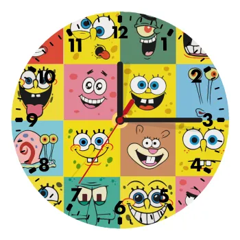 Ο μπομπ και οι φίλοι του, Ρολόι τοίχου ξύλινο (20cm)