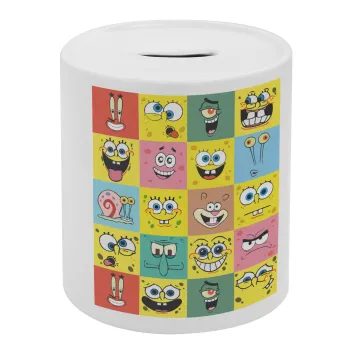 BOB spongebob and friends, Κουμπαράς πορσελάνης με τάπα