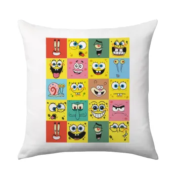 BOB spongebob and friends, Sofa cushion 40x40cm includes filling