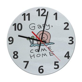 Gary come home, Ρολόι τοίχου γυάλινο (30cm)