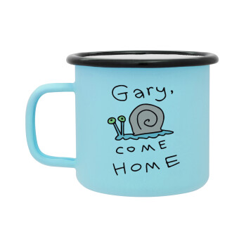 Gary come home, Κούπα Μεταλλική εμαγιέ ΜΑΤ σιέλ 360ml