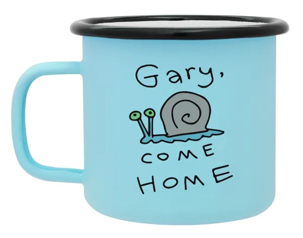 Gary come home — Κούπα Μεταλλική εμαγιέ ΜΑΤ σιέλ 360ml