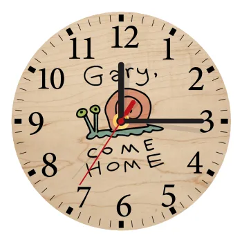 Gary come home, Ρολόι τοίχου ξύλινο plywood (20cm)
