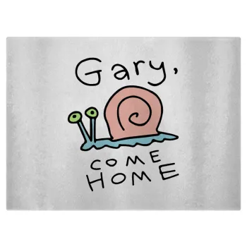 Gary come home, Επιφάνεια κοπής γυάλινη (38x28cm)
