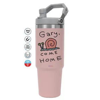 Gary come home, ΡΟΖ χρώματος Θερμός Ανοξείδωτο 890ml (30oz) με χερούλι
