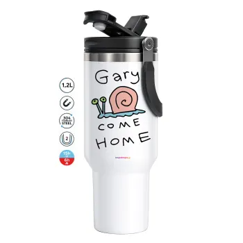 Gary come home, Mega Tumbler με καπάκι, διπλού τοιχώματος (θερμό) 1,2L