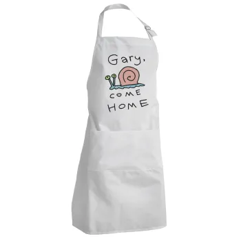Gary come home, Adult Chef Apron (with sliders and 2 pockets)