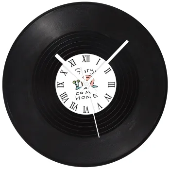 Gary come home, Ρολόι τοίχου Βινύλιο (30cm)