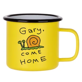 Gary come home, Metallic enamel MATT Yellow cup 360ml