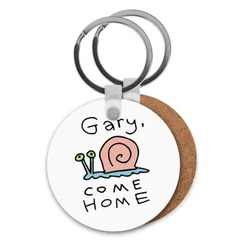 Gary come home, Μπρελόκ Ξύλινο στρογγυλό MDF Φ5cm