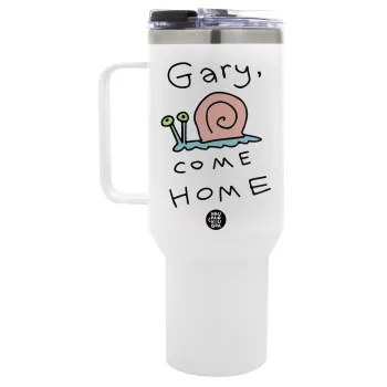 Gary come home, Mega Tumbler με καπάκι, διπλού τοιχώματος (θερμό) 1,2L