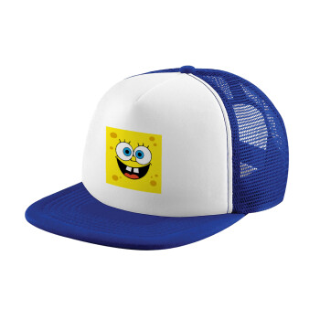 Μπομπ, Καπέλο παιδικό Soft Trucker με Δίχτυ Blue/White 