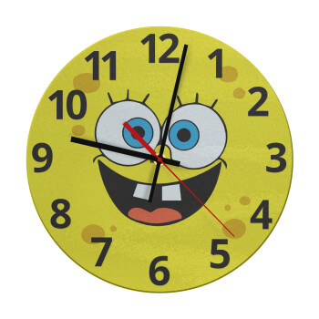 BOB, Ρολόι τοίχου γυάλινο (30cm)