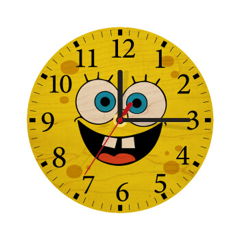 BOB, Ρολόι τοίχου ξύλινο plywood (20cm)