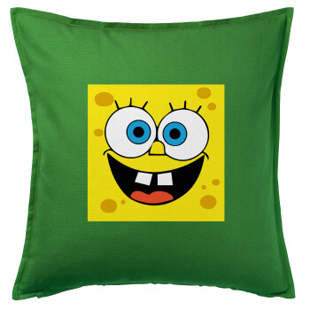 BOB, Sofa cushion Green 50x50cm includes filling