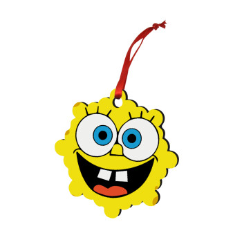 BOB, Christmas ornament snowflake wooden 7.5cm