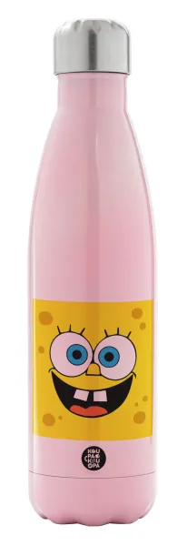 BOB — Metal mug thermos Pink Iridiscent (Stainless steel), double wall, 500ml