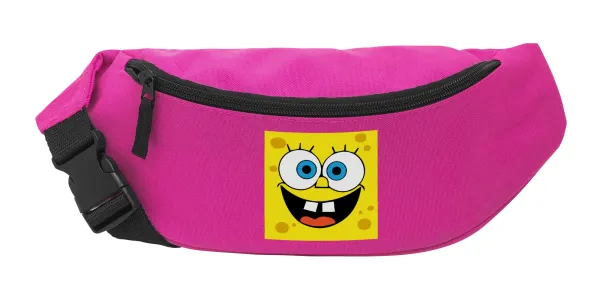 BOB — Unisex waist bag (banana) in PINK color with 2 pockets