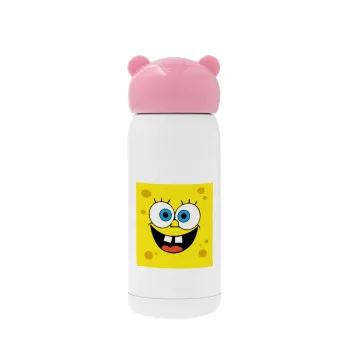 BOB, Pink stainless steel thermal flask, 320ml