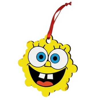 BOB, Christmas ornament snowflake wooden 7.5cm