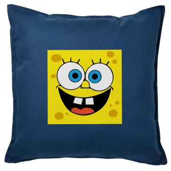 BOB, Sofa cushion Blue 50x50cm includes filling