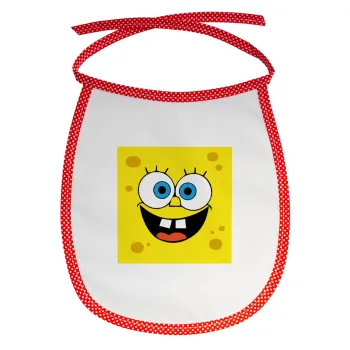 Μπομπ, Σαλιάρα μωρού αλέκιαστη με κορδόνι Κόκκινη