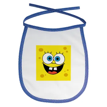 BOB, Σαλιάρα μωρού αλέκιαστη με κορδόνι Μπλε