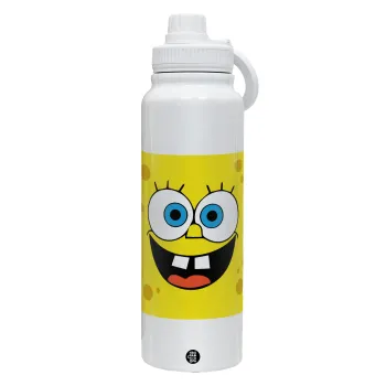 Μπομπ, Θερμός 1L Ανοξείδωτο με Βάση Κινητού & Διπλά Τοιχώματα