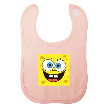 BOB, Σαλιάρα με Σκρατς ΡΟΖ 100% Organic Cotton (0-18 months)