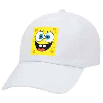 Μπομπ, Καπέλο Ενηλίκων Baseball Λευκό 5-φύλλο (POLYESTER, ΕΝΗΛΙΚΩΝ, UNISEX, ONE SIZE)