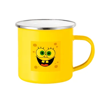BOB, Yellow Enamel Metallic Cup 360ml