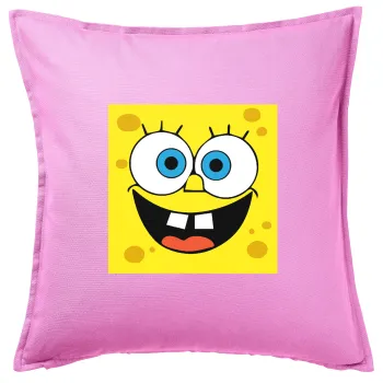 BOB, Sofa cushion Pink 50x50cm includes filling