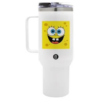 Μπομπ, Mega Tumbler με καπάκι, διπλού τοιχώματος (θερμό) 1,2L