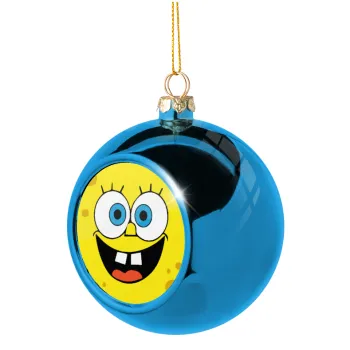 BOB, Blue Christmas tree ball ornament 8cm