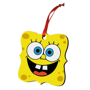 BOB, Christmas ornament polygon wooden 7.5cm