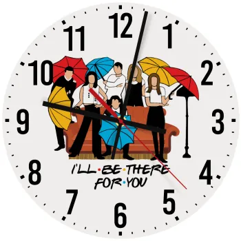 Friends cover, Ρολόι τοίχου ξύλινο (30cm)