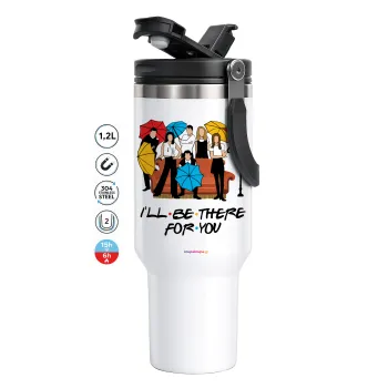 Friends cover, Mega Stainless steel Tumbler with lid, double wall 1,2L