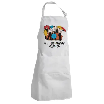 Friends cover, Adult Chef Apron (with sliders and 2 pockets)