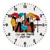 Wooden wall clock (20cm)