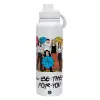 1L Stainless Steel Thermal Bottle with Phone Holder & Double Wall Insulation