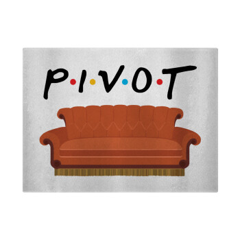 Friends Pivot, Επιφάνεια κοπής γυάλινη (38x28cm)